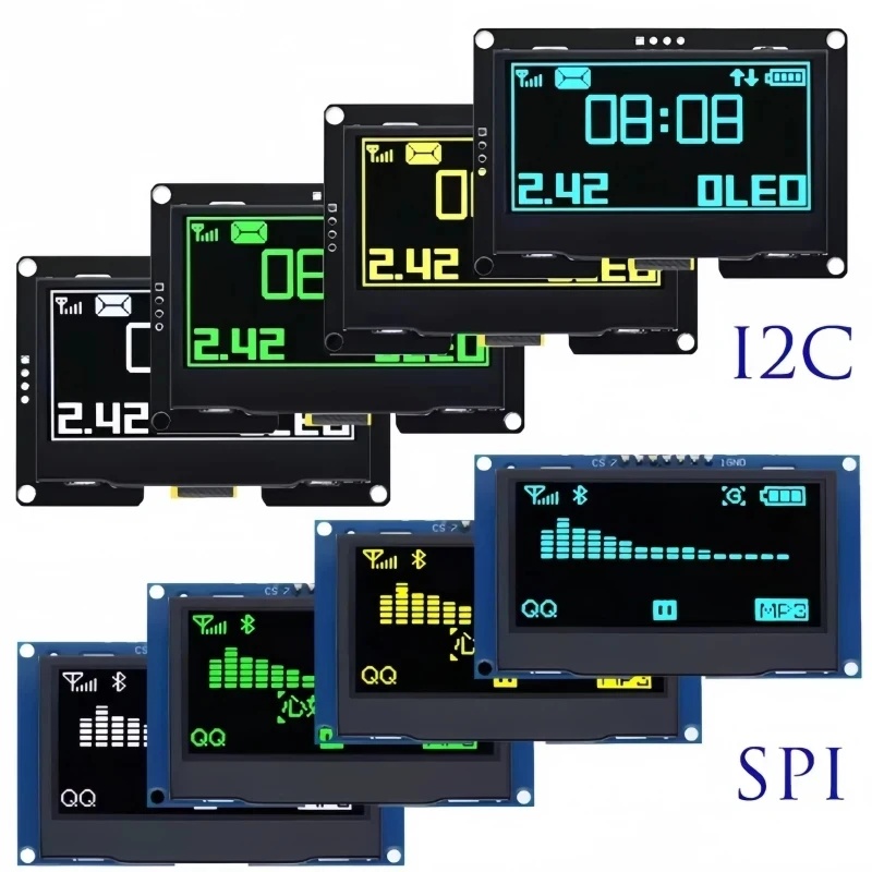 Oled Display Module - โมดูลจอแสดงผล OLED ขนาด 2.42 นิ้ว 128x64