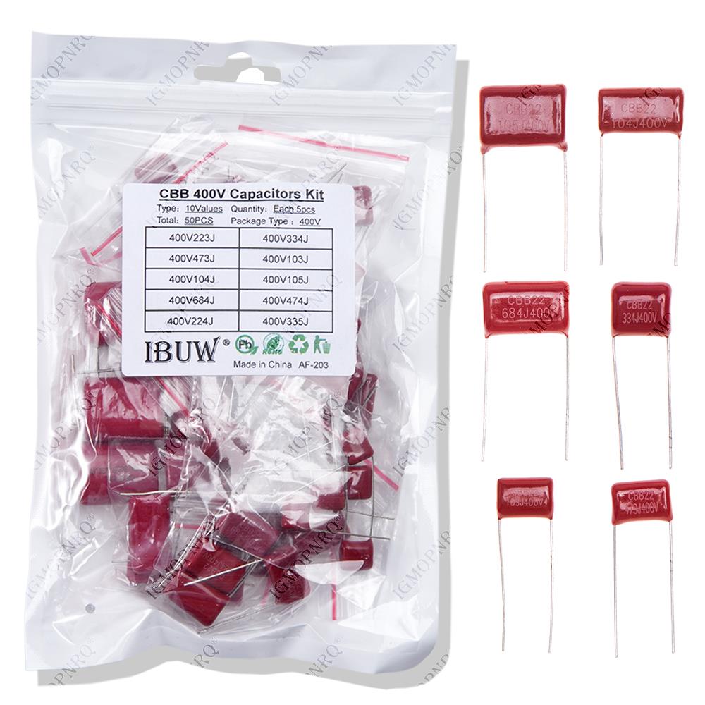 Capacitor Kit Assortment - ชุด 50PC = 10 มูลค่า *
