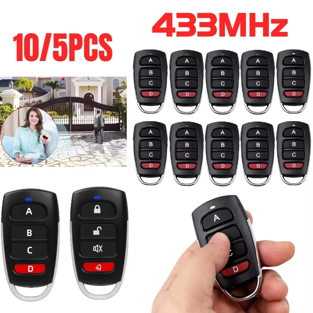 Diy Electronics Button - รีโมทคอนโทรลแบบกดปุ่มโลหะ 4 ปุ่ม 433MHz รุ่น ABCD