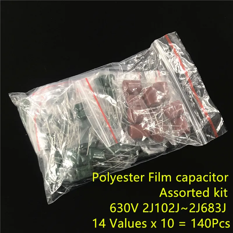 Capacitor Kit Assortment - ชุดตัวเก็บประจุฟิล์มไมลาร์ 630V แบบคละค่า 14 ค่า x
