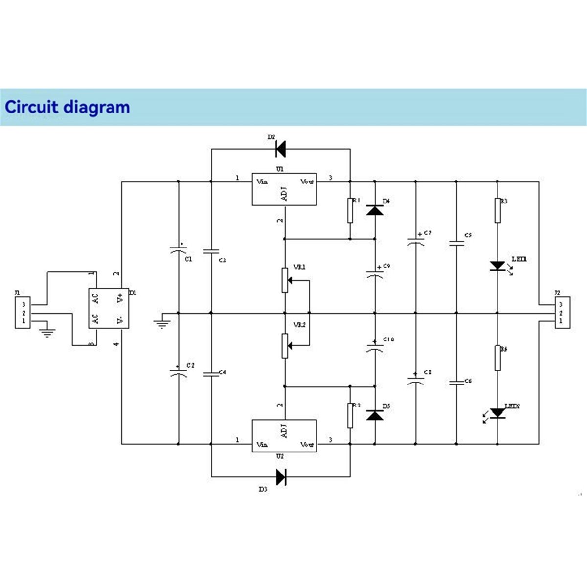 Lm317 Voltage Regulator - A49T LM317 LM337 โมดูลบอร์ดจ่ายไฟแบบปรับแรงดันไฟฟ้าได้แบบคู่บวกและลบ