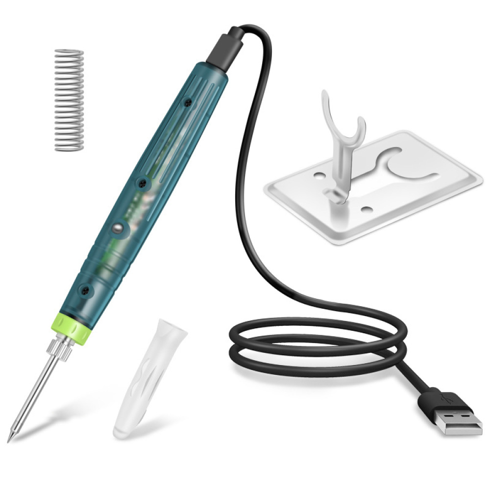 Diy Electronics Workshop - หัวแร้งไฟฟ้าขนาดเล็ก 5V USB แบบพกพา ออกแบบมาสำหรับงานซ่อมอิเล็กทรอนิกส์ ชุดเครื่องมือซ่อมบำรุง