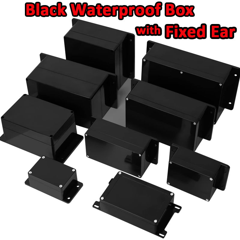 Diy Electronics Supplies - กล่องกันน้ําพลาสติก ABS ไฟฟ้ากล่อง DIY โครงการอิเล็กทรอนิกส์กรณีแหล่งจ่ายไฟพร้อมหูคงที่