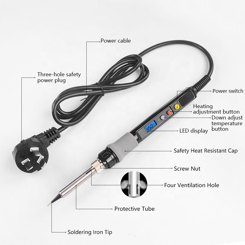 ชุดเครื่องมือหัวแร้งบัดกรีไฟฟ้ - Soldering Iron Kit บทวิจารณ์และราคา