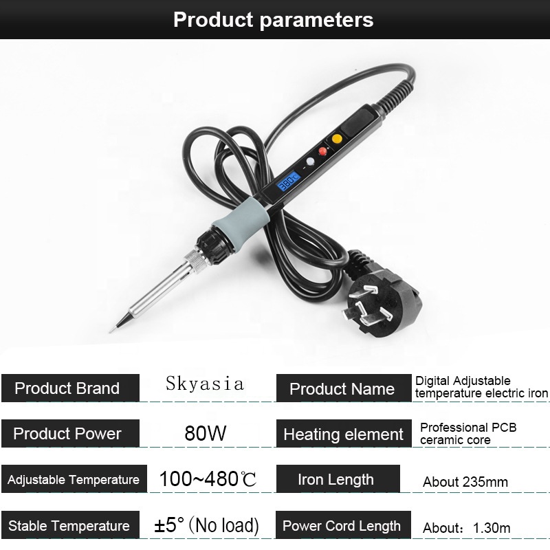 ชุดเครื่องมือหัวแร้งบัดกรีไฟฟ้ - Soldering Iron Kit บทวิจารณ์และราคา