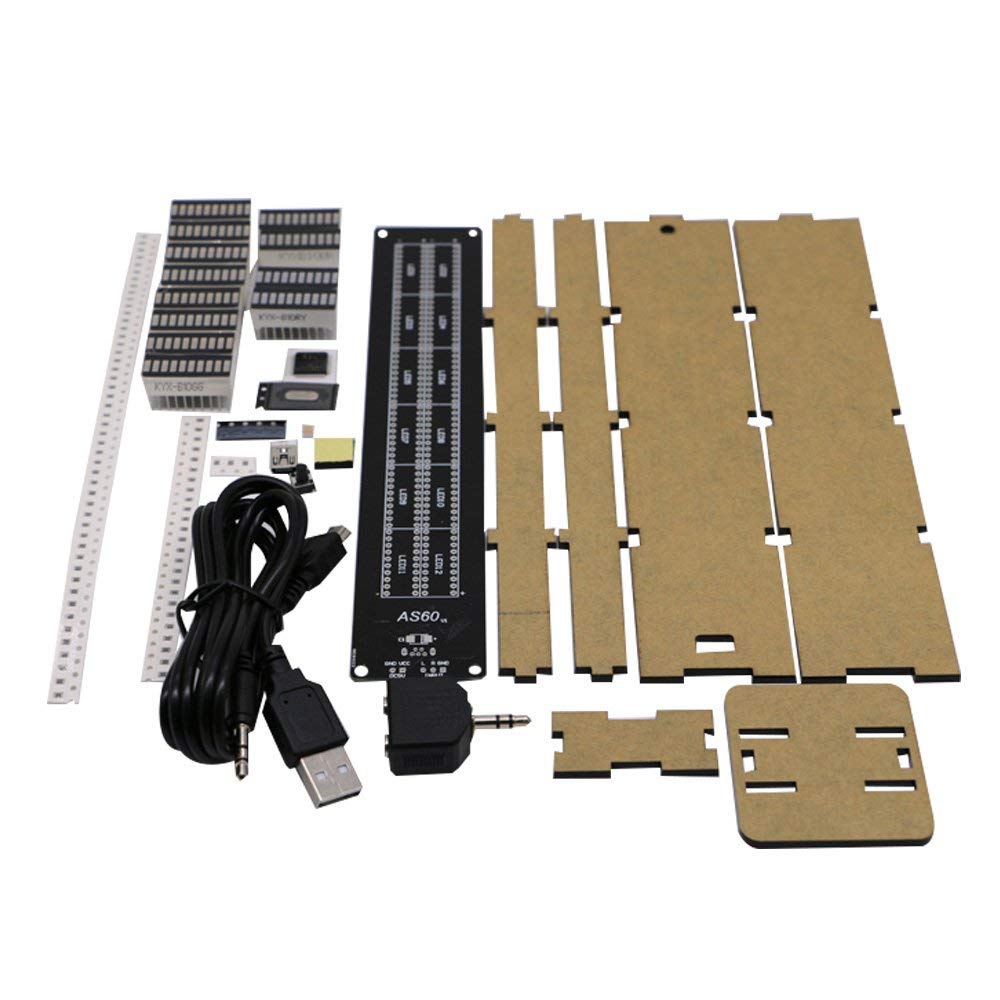 AS60 LED ระดับจอแสดงผล VU Mete - Diy Electronics Audio บทวิจารณ์และราคา