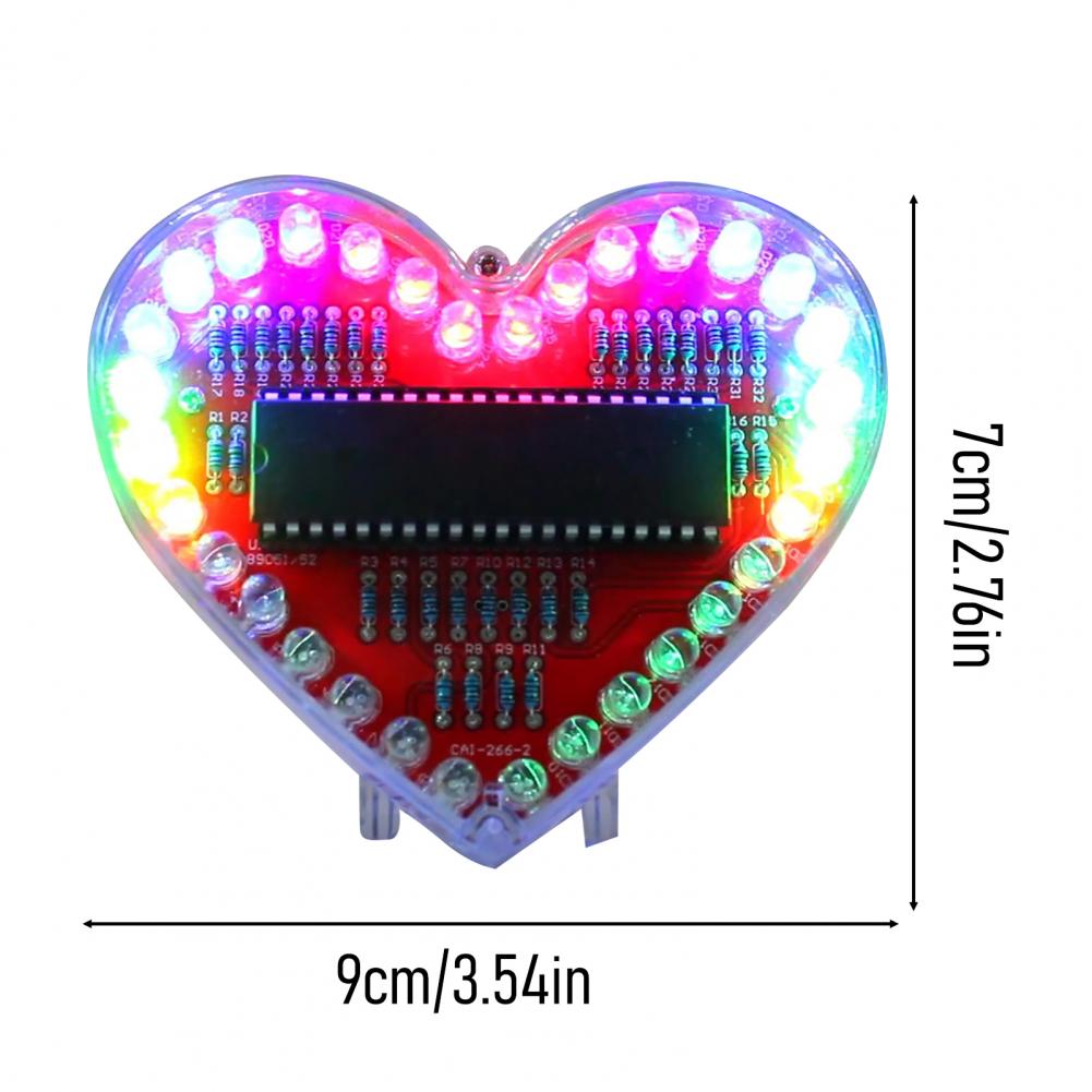 ชุดอุปกรณ์บัดกรีรูปหัวใจพร้อมไ - Diy Electronics Workshop บทวิจารณ์และราคา