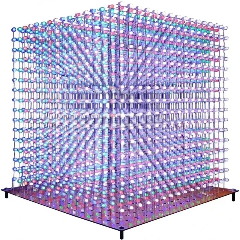 ชุดคิท 3D16mini Light Cube ขนา - Diy For Electronics บทวิจารณ์และราคา