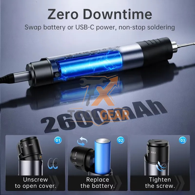 ชุดหัวแร้งบัดกรีไร้สาย HS-03 ร - Soldering Iron Kit บทวิจารณ์และราคา