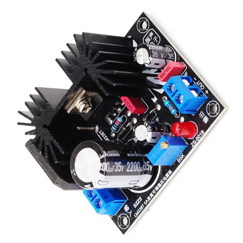 LM338 5A ชุดจ่ายไฟแบบปรับแรงดั - Diy Electronics Supplies บทวิจารณ์และราคา