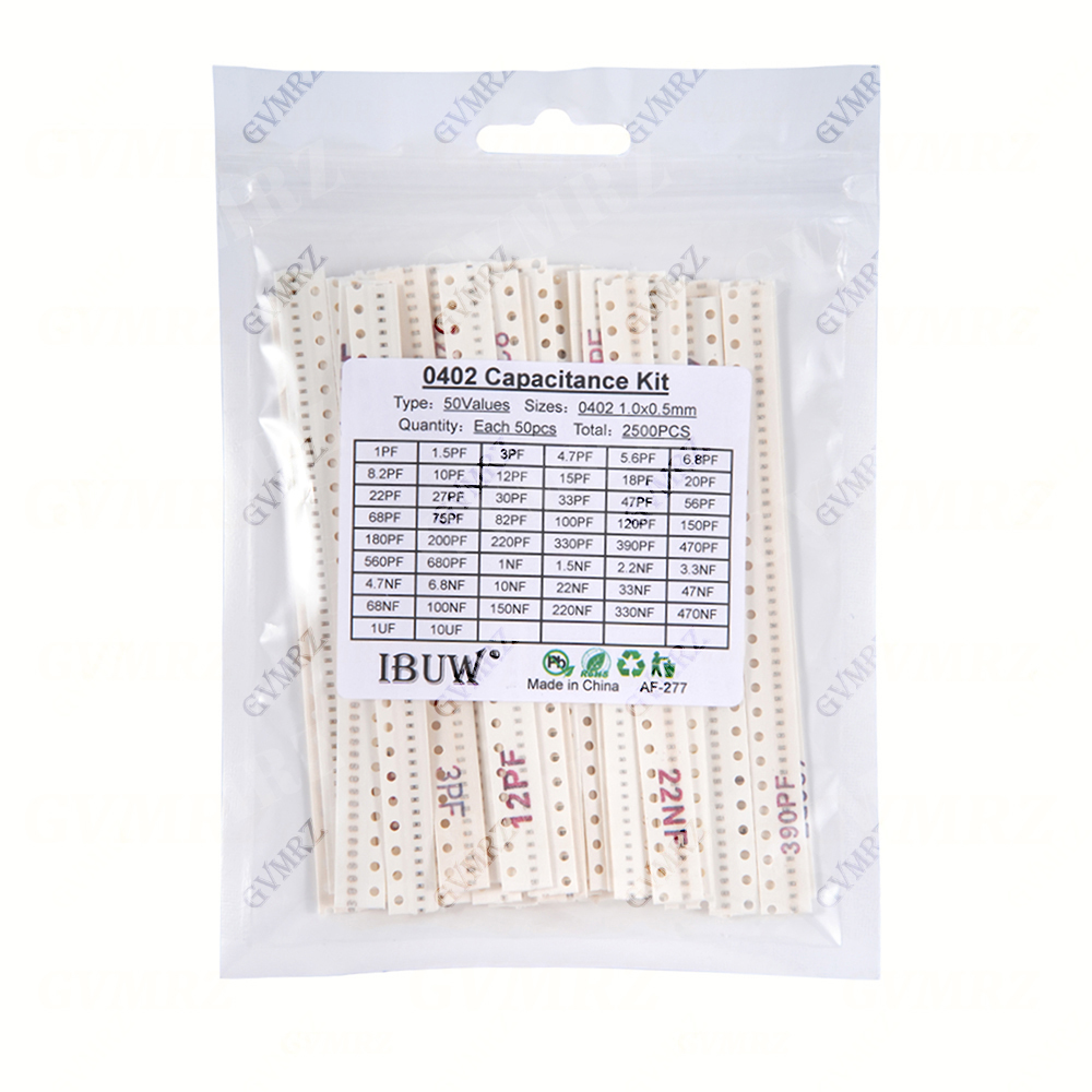 0402 0603 0805 1206 ชุดตัวเก็บ - Capacitor Kit Assortment บทวิจารณ์และราคา