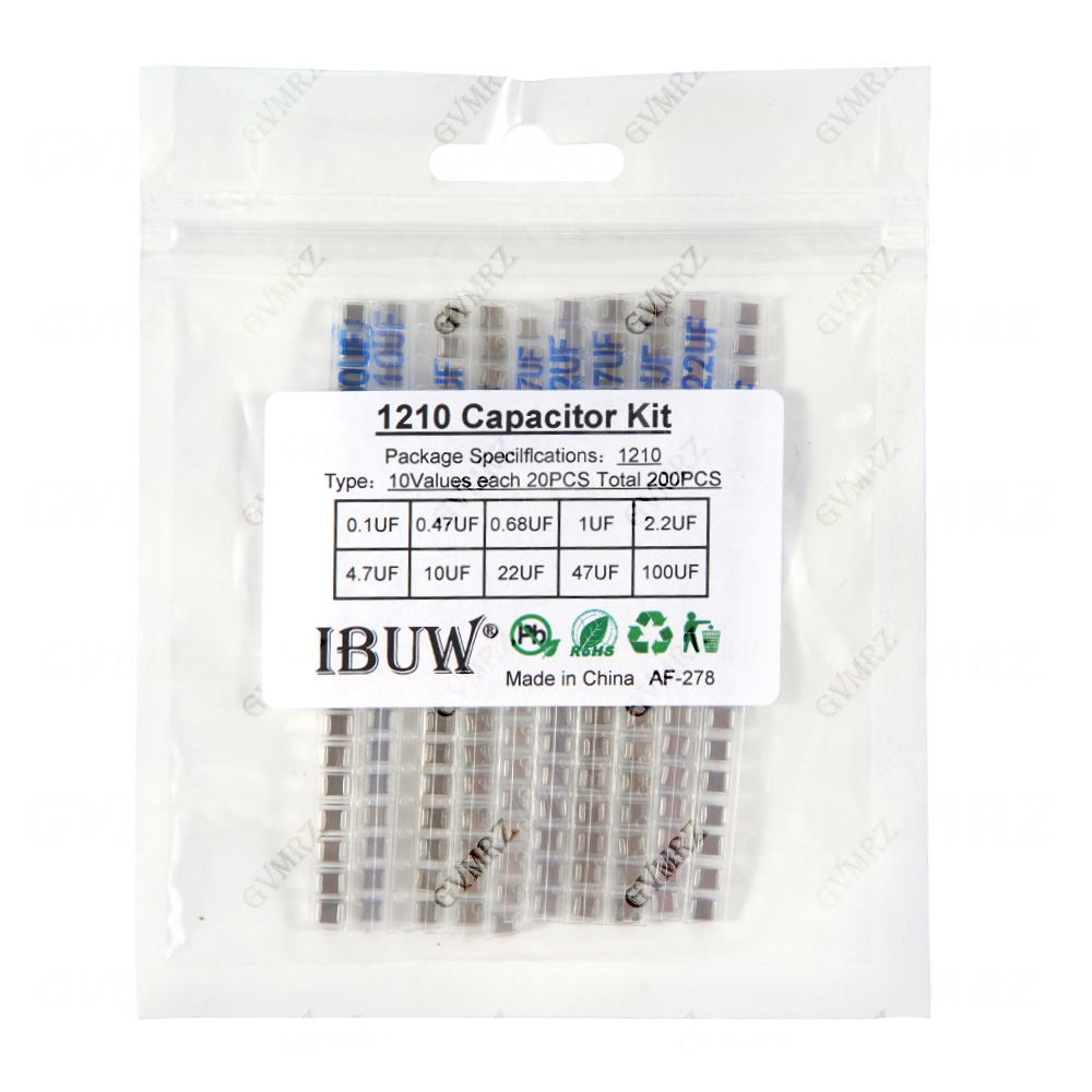 0402 0603 0805 1206 ชุดตัวเก็บ - Capacitor Kit Assortment บทวิจารณ์และราคา