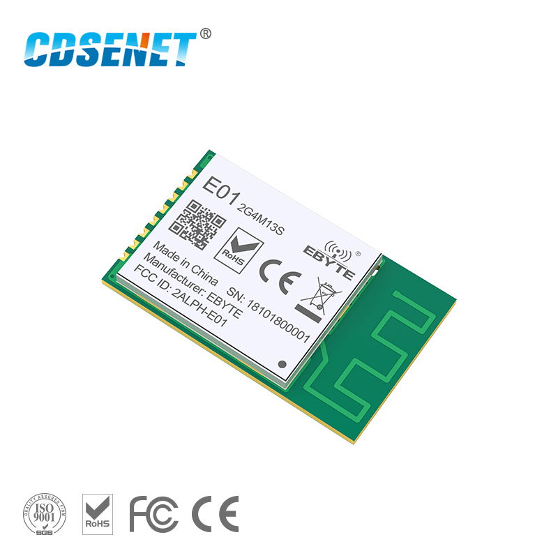 5Pcs NRF24L01P 2.4GHz 20MW E01 - Nrf24L01 Module Wireless บทวิจารณ์และราคา