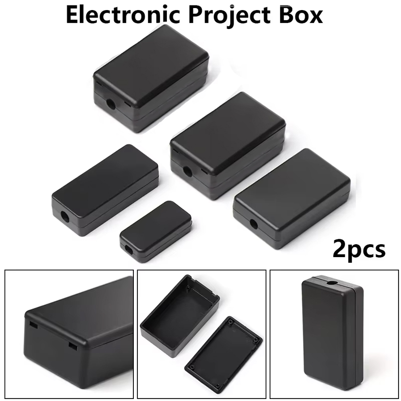 กล่องพลาสติกกันน้ำสีดำ 2 ชิ้น  - Diy Electronics Supplies บทวิจารณ์และราคา