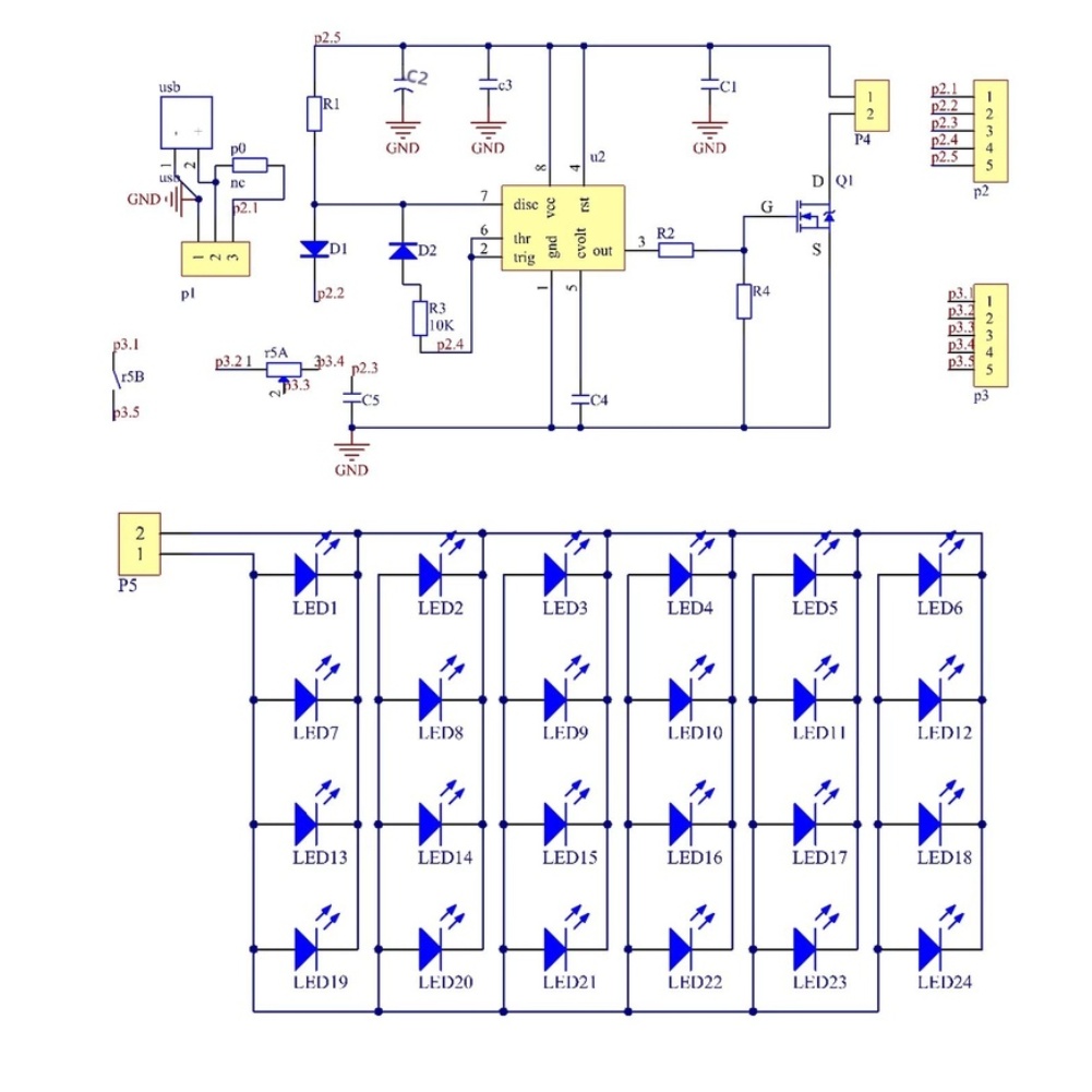 NE555 ชุดคิท DIY สำหรับโคมไฟตั - Diy Electronics Table บทวิจารณ์และราคา