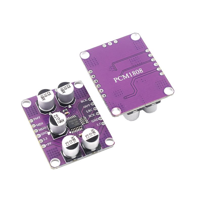 โมดูล ADC สเตอริโอ PCM1808 24  - Diy Electronics Audio บทวิจารณ์และราคา