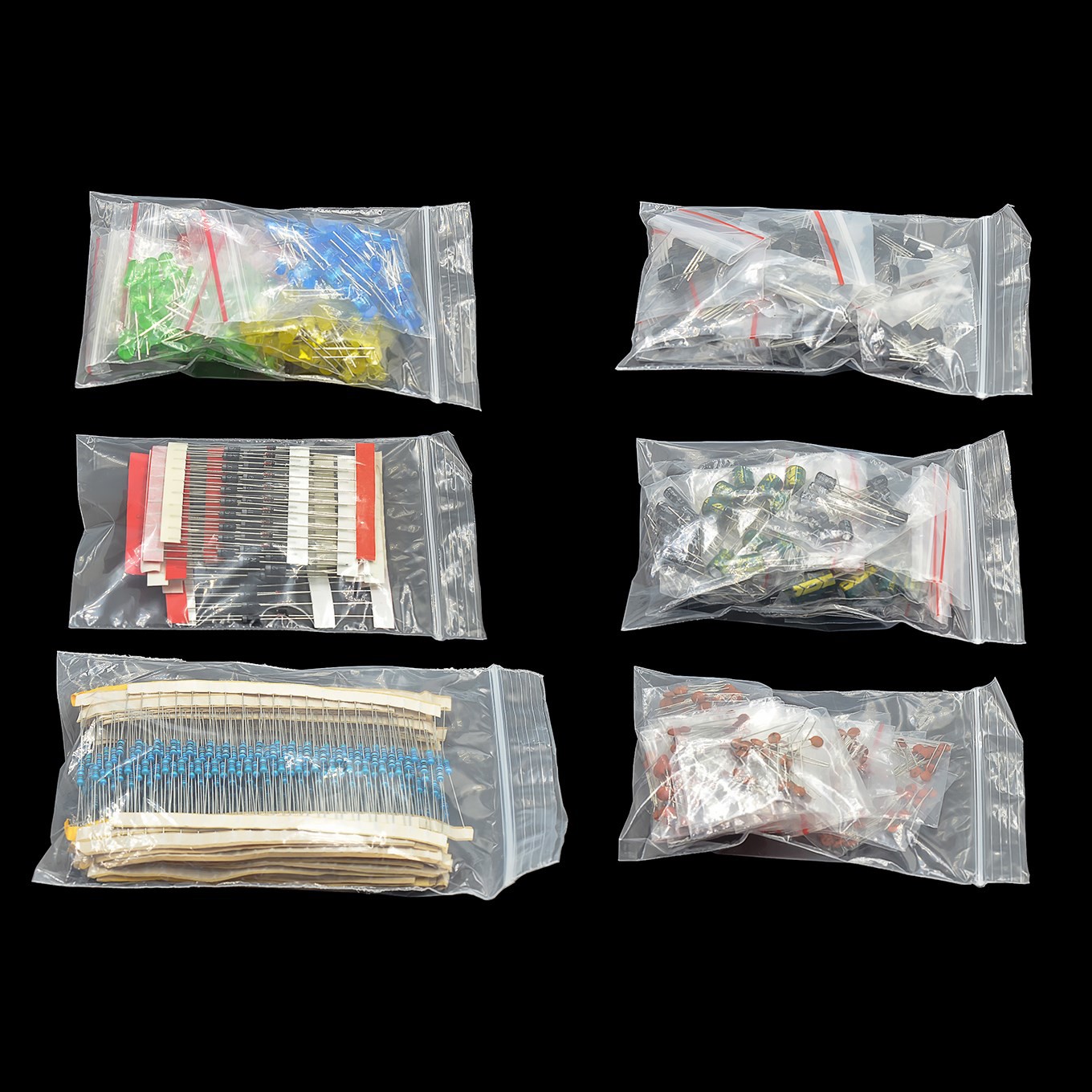 ชิ้นส่วนอิเล็กทรอนิกส์ชุดตัวต้ - Capacitor Kit Assortment บทวิจารณ์และราคา