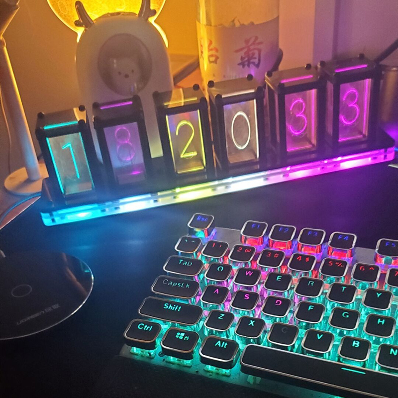 นาฬิกาตั้งโต๊ะ LED แบบดิจิทัลเ - Diy Electronics Table บทวิจารณ์และราคา