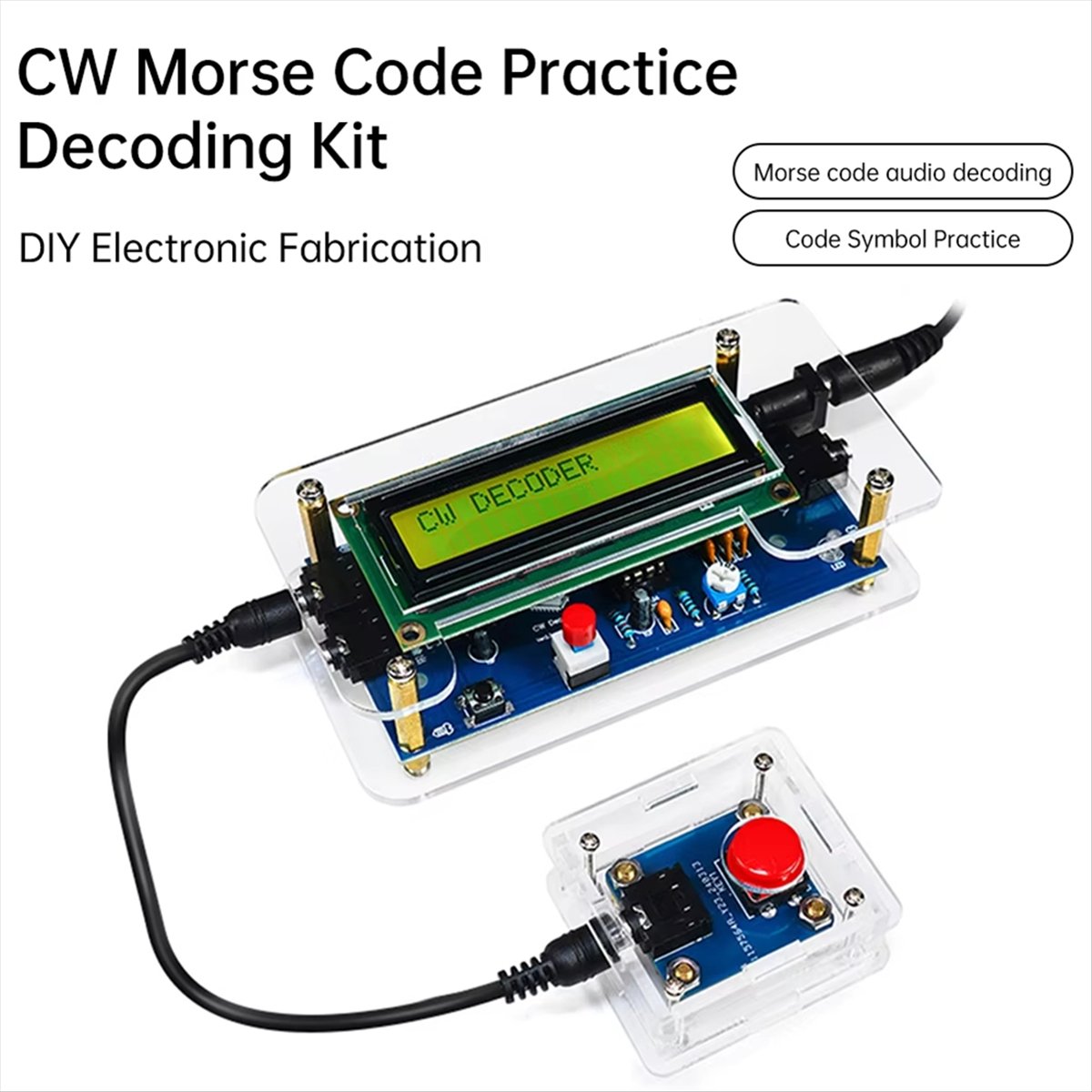 ชุดคิทประกอบวงจรถอดรหัสมอร์ส H - Diy Electronics Audio บทวิจารณ์และราคา