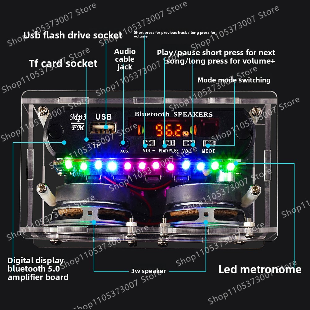 ชุดอุปกรณ์วิทยุ DIY, ลำโพงบลูท - Diy Electronics Audio บทวิจารณ์และราคา