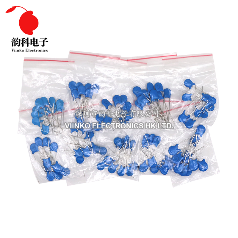 100ชิ้นชุดจัดประเภทเซรามิกแรงด - Capacitor Kit Assortment บทวิจารณ์และราคา