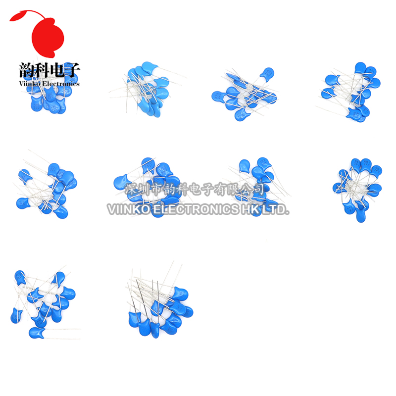 100ชิ้นชุดจัดประเภทเซรามิกแรงด - Capacitor Kit Assortment บทวิจารณ์และราคา